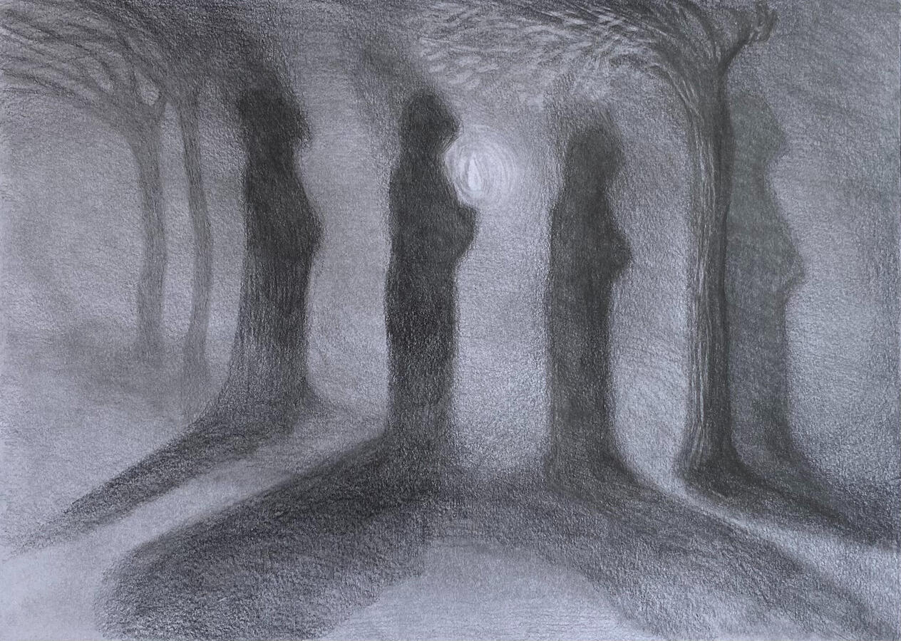 Graphite on paper