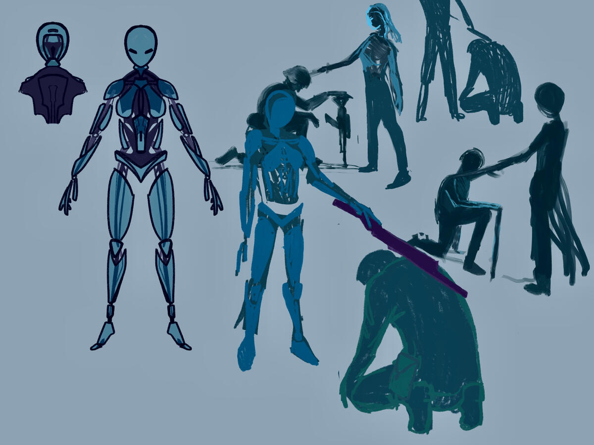 Robot and Soldier
