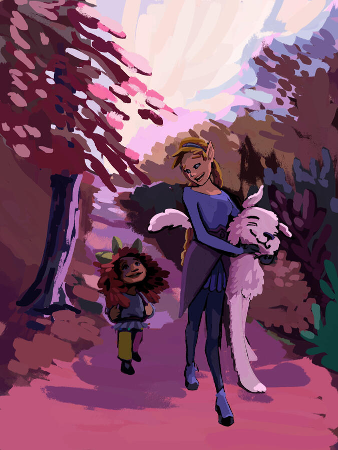 In the forest